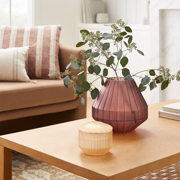 Studio McGee Fluted Glass Vase -‎ Threshold - Target - Picture 2 of 6